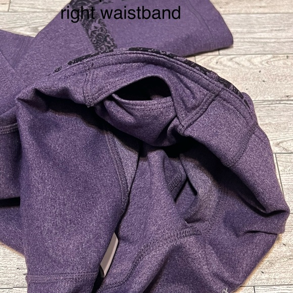 Athleta Splits Revelation Capri Leggings Purple Paisley Women Size XXS - Picture 11 of 11